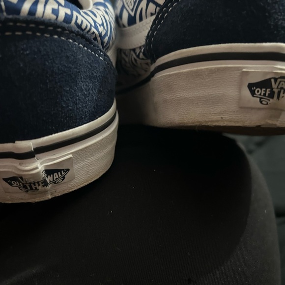 Vans Men’s Size 9 Old Skool Blue Canvas Gum soles - Picture 4 of 4